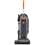 Hoover Commercial-CH54115 HushTone Upright Vacuum Cleaner, 15 inches with Intellibelt, Gray