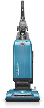 Hoover WindTunnel T-Series Tempo Bagged Upright Vacuum Cleaner with Hepa Media Filter, UH30301, Blue