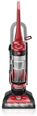 Hoover Windtunnel Max Capacity Upright Vacuum Cleaner with HEPA Media Filtration, UH71100, Red