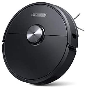 Roborock S6 Robot Vacuum, Robotic Vacuum Cleaner and Mop with Adaptive Routing, Multi-floor Mapping, Selective Room Cleaning, Super Strong Suction, and Extra Long Battery Life, Works with Alexa(black)