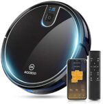 MOOSOO Robot Vacuum, Wi-Fi Connectivity, Easily Connects with Alexa or Google Assistant, Voice Control, Super Thin Robotic Vacuum Cleaner, 120Mins Max Run Time, Automatic Self-Charging Vacuum MT-710