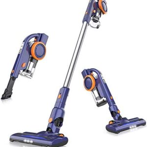 ORFELD Cordless Vacuum, 18000pa Stick Vacuum 4 in 1, Up to 50 Minutes Runtime, with Dual Digital Motor for Deep Clean Whole House