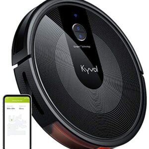 Kyvol Cybovac E30 Robot Vacuum Cleaner Smart Navigation, 2200Pa Strong Suction, 150 mins Runtime, Robotic Vacuum Cleaner, Wi-Fi Connected, Works with Alexa, Ideal for Pet Hair, Carpets & Hard Floors
