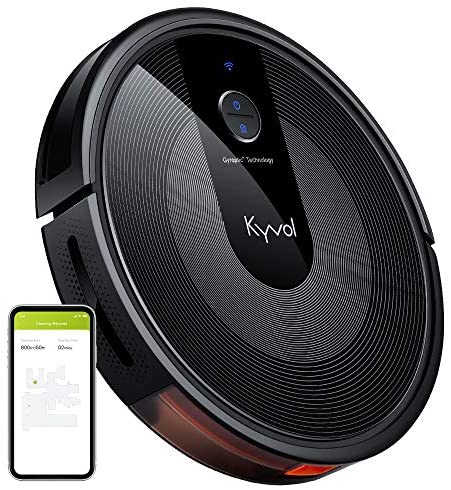 Kyvol Cybovac E30 Robot Vacuum Cleaner Smart Navigation, 2200Pa Strong Suction, 150 mins Runtime, Robotic Vacuum Cleaner, Wi-Fi Connected, Works with Alexa, Ideal for Pet Hair, Carpets & Hard Floors
