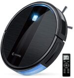 Coredy Robot Vacuum Cleaner, 1700Pa Strong Suction, Super Thin Quiet Robotic Vacuum, Multiple Cleaning Modes/Automatic Self-Charging Robot Vacuum for Pet Hair, Hard Floor to Medium-Pile Carpets